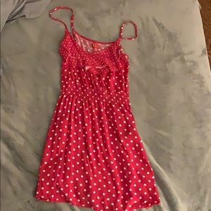 Red Polka dot dress